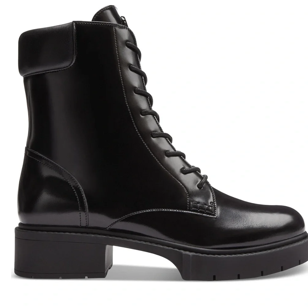 COACH Women's Leighton Leather Booties - Picture 4 of 12